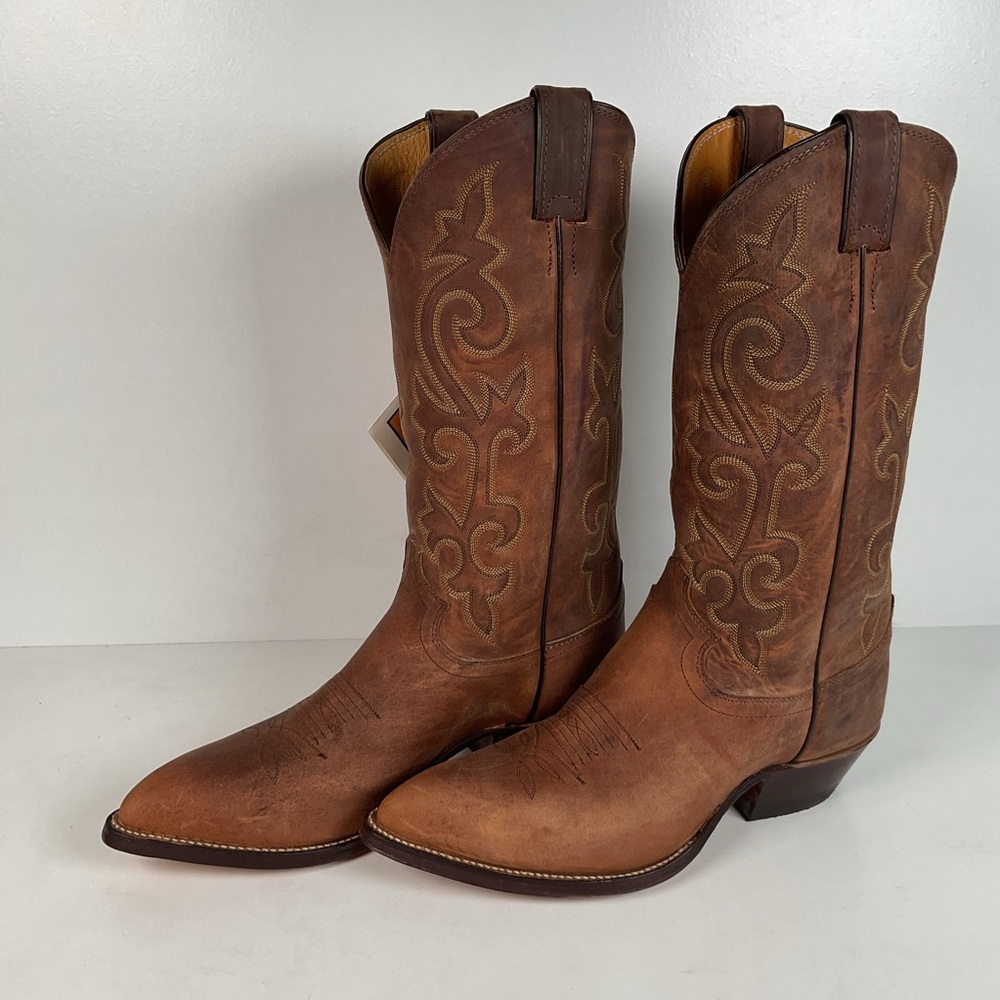 Vintage Justin Bay Apache Cowboy Boots | USA Made | Men’s 8 EE